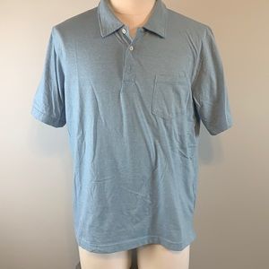 Polo Short Sleeved Blue Striped by Weatherproof